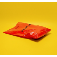 Opakowanie na banany 30x40cm, czerwone, błyszczące, z Twoim logo