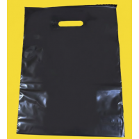 Пакет Банан 30х40см Чорний Глянцевий З Вашим Логотипом