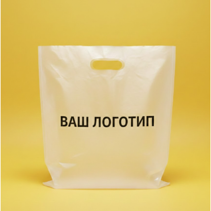 Пакет Банан 40х40см Прозорий матовий З Вашим Логотипом