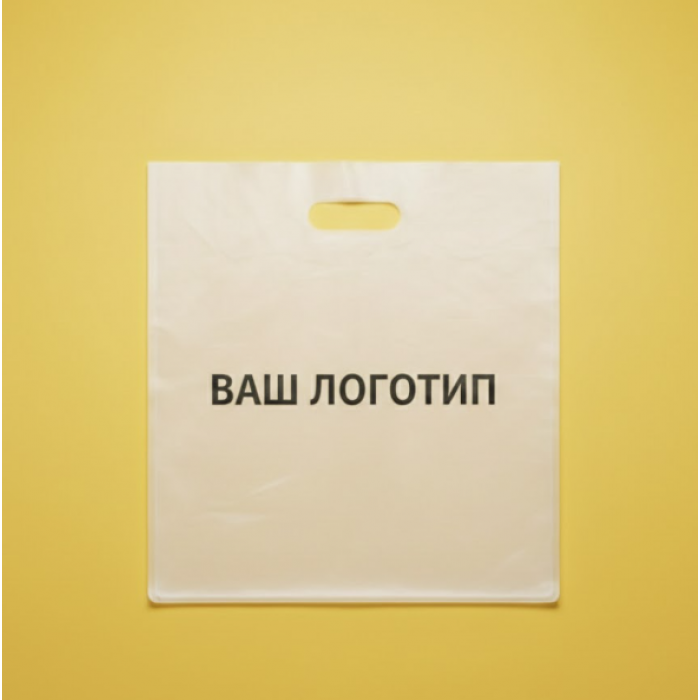 Пакет Банан 40х40см Прозорий матовий З Вашим Логотипом