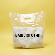 Пакет Банан 40х40см Прозорий глянцевий З Вашим Логотипом