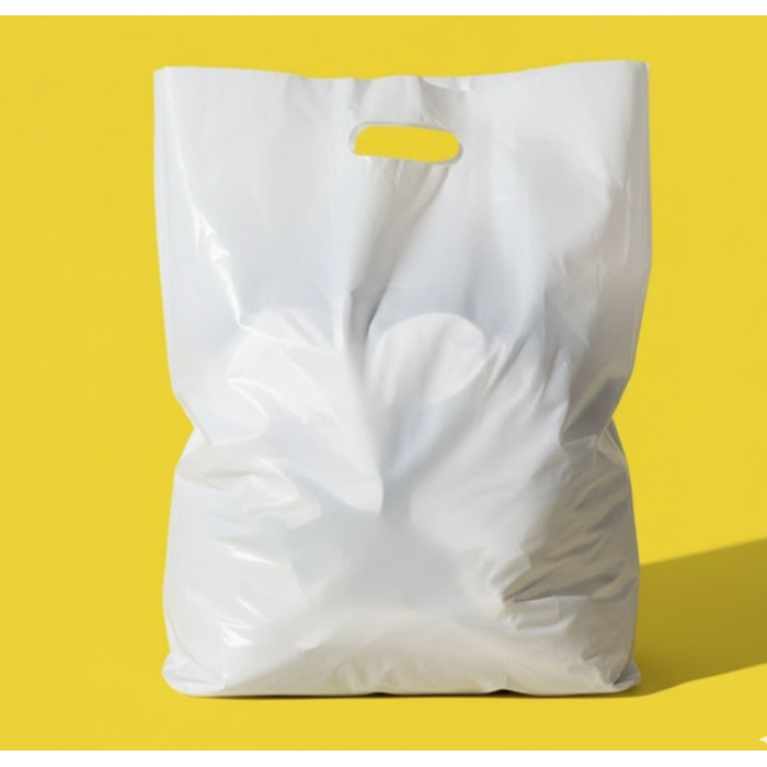 Пакет Банан 40х50см Білий глянцевий З Вашим Логотипом