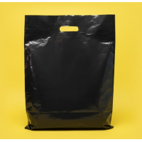 Пакет Банан 40х50см Чорний глянцевий З Вашим Логотипом