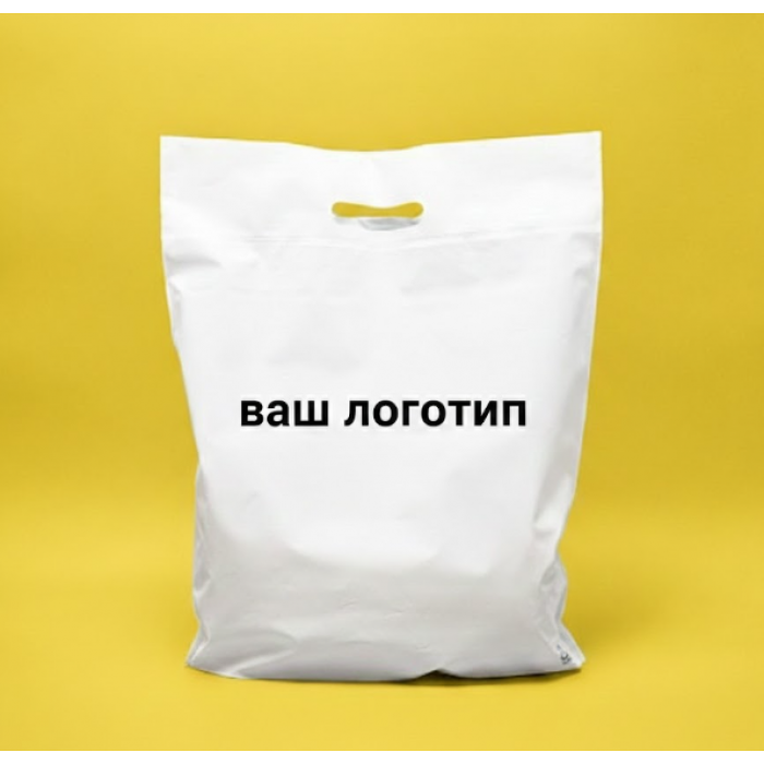 Пакет Банан 40х50см Білий матовий З Вашим Логотипом