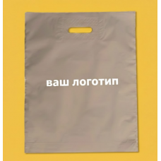 Пакет Банан 40х50см Бежевий матовий З Вашим Логотипом