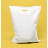 Opakowanie na banany 50x60cm, białe, błyszczące, z Twoim logo