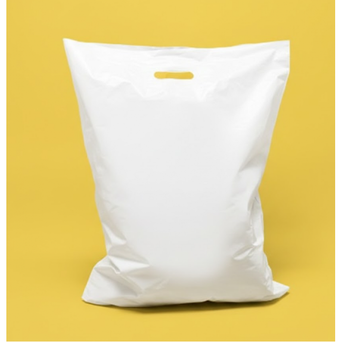 Пакет Банан 50х60см Білий глянцевий З Вашим Логотипом