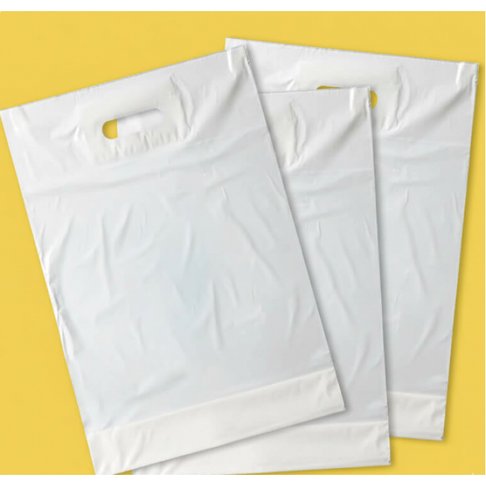 Пакет Банан 50х60см Білий глянцевий З Вашим Логотипом