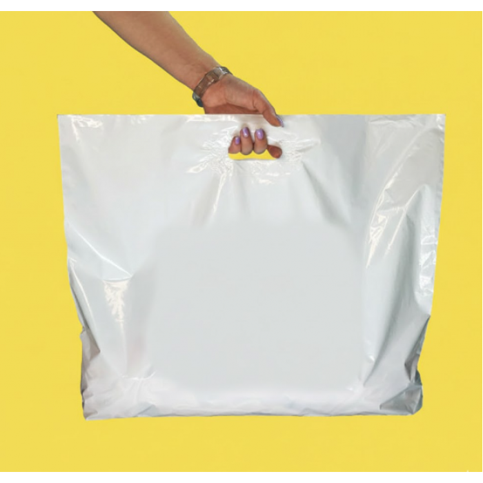 Пакет Банан 58х48см Білий глянцевий З Вашим Логотипом