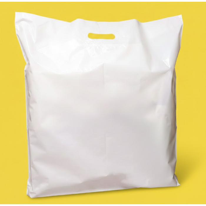 Пакет Банан 60х60см Білий глянцевий З Вашим Логотипом