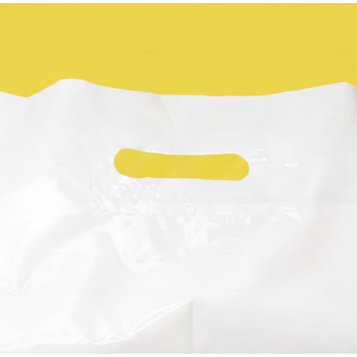 Пакет Банан 60х60см Білий глянцевий З Вашим Логотипом