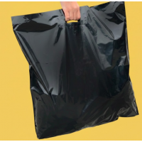 Opakowanie na banany 60x60cm, czarne, błyszczące, z Twoim logo