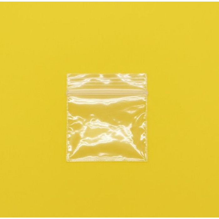 Зіп-пакет Глянцевий Прозорий 9х9см З Вашим Логотипом