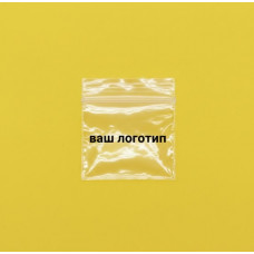 Зіп-пакет Глянцевий Прозорий 9х9см З Вашим Логотипом