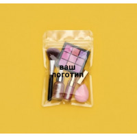 Зіп-пакет Глянцевий Прозорий 10х15см З Вашим Логотипом