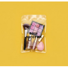 Зіп-пакет Глянцевий Прозорий 10х15см З Вашим Логотипом