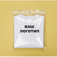 Зип-пакет Глянцевый Прозрачный 24х30см С Вашим Логотипом