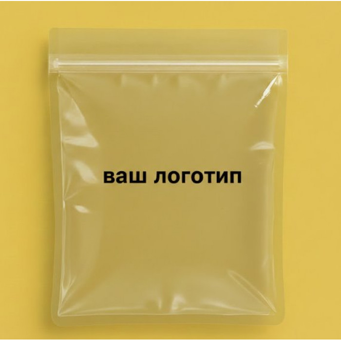 Зіп-пакет Глянцевий Прозорий 26х35см З Вашим Логотипом