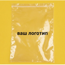 Зіп-пакет Глянцевий Прозорий 40х45см З Вашим Логотипом