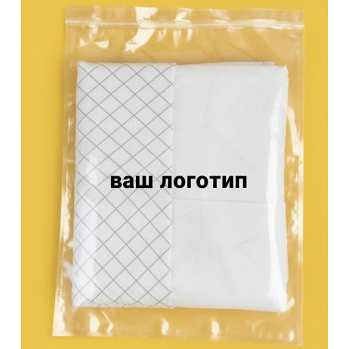 Зіп-пакет Глянцевий Прозорий 40х55см З Вашим Логотипом