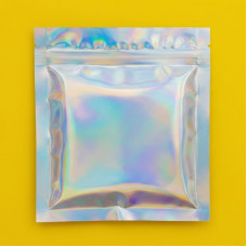 Зіп-пакет Голографічний 20х25см З Вашим Логотипом