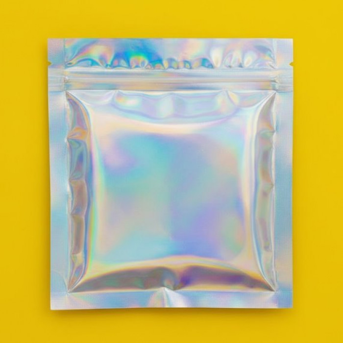 Зіп-пакет Голографічний 20х25см З Вашим Логотипом