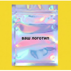 Зіп-пакет Голографічний 28х35см З Вашим Логотипом