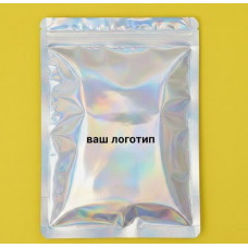 Зіп-пакет Голографічний 35х45см З Вашим Логотипом