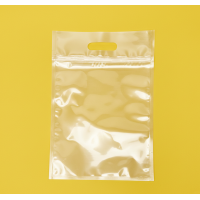 Зіп-пакет Прозорий Глянцевий 24х35см з ручкою та Вашим Логотипом