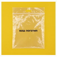 Torba na zamek błyskawiczny Przezroczysta Błyszcząca 35x45cm z uchwytem i Twoim logo