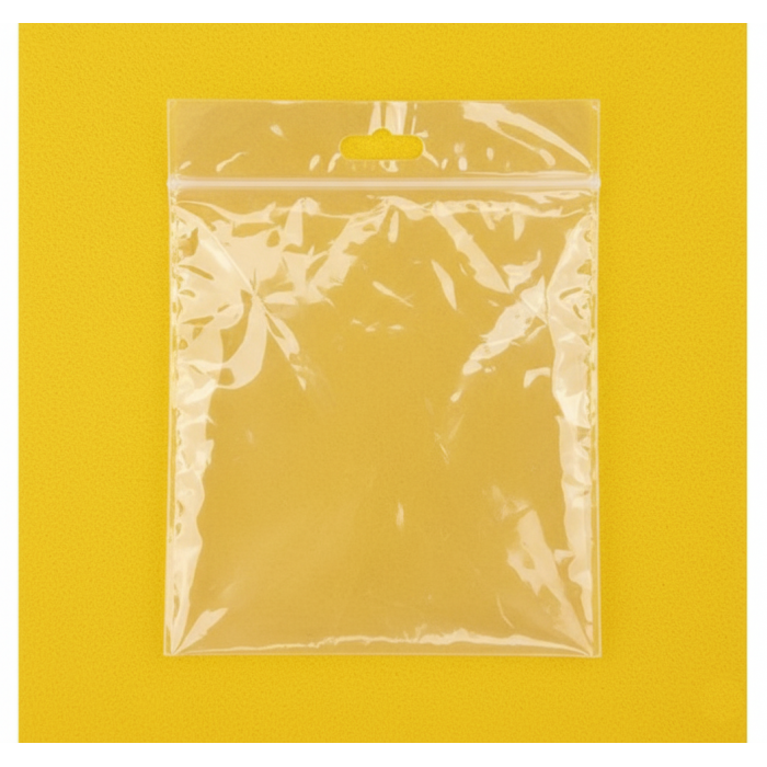 Зіп-пакет Прозорий Глянцевий 35х45см з ручкою та Вашим Логотипом