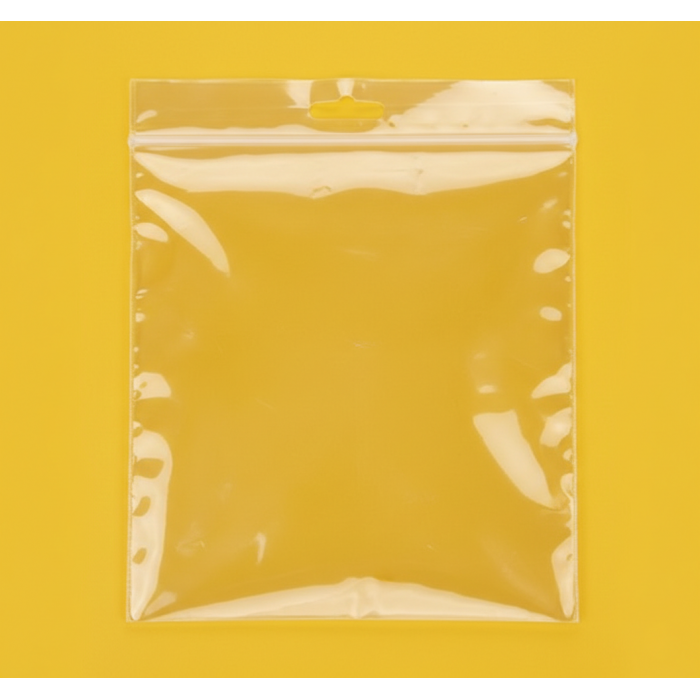 Зіп-пакет Прозорий Глянцевий 45х55см з ручкою та Вашим Логотипом