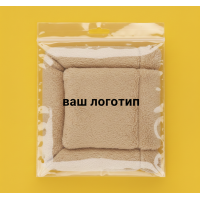 Зіп-пакет Прозорий Глянцевий 45х55см з ручкою та Вашим Логотипом