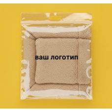 Зіп-пакет Прозорий Глянцевий 45х55см з ручкою та Вашим Логотипом