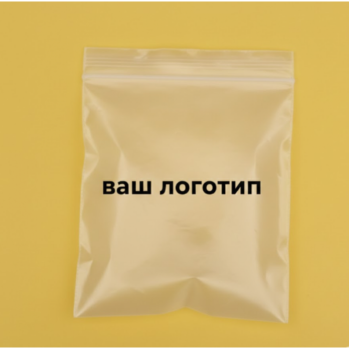 Зіп-пакет Прозорий Матовий 24х30см З Вашим Логотипом