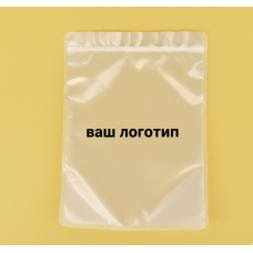 Зіп-пакет Прозорий Матовий 30х40см З Вашим Логотипом