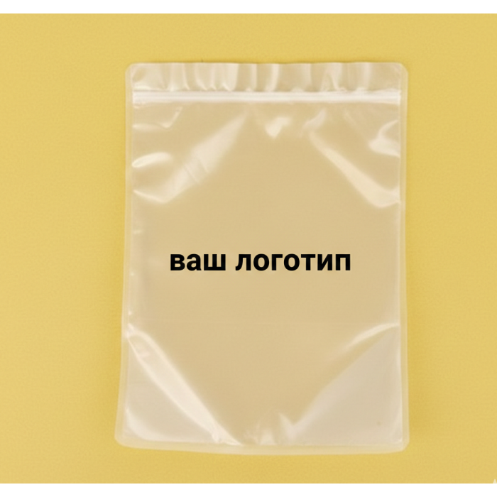 Зіп-пакет Прозорий Матовий 30х40см З Вашим Логотипом