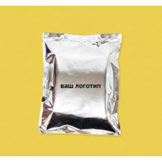 Зіп-пакет Срібний 24х30см З Вашим Логотипом