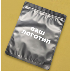 Зіп-пакет Чорний 25х30см З Вашим Логотипом