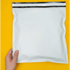 Бандерольний Кур'єрський Пакет Білого кольору матовий 43х48см З Вашим Логотипом