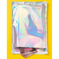 Бандерольний Кур'єрський Пакет Голографічний 19х24см З Вашим Логотипом