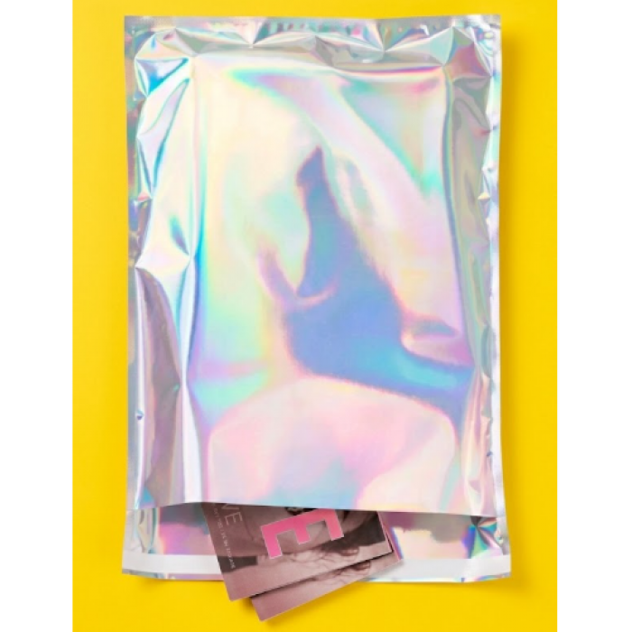 Бандерольний Кур'єрський Пакет Голографічний 19х24см З Вашим Логотипом