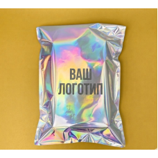 Бандерольний Кур'єрський Пакет Голографічний 25х36см З Вашим Логотипом