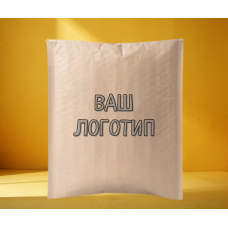 Бандерольний Кур'єрський Пакет Крафтовий 23х32х4см З Вашим Логотипом