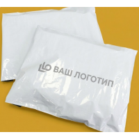 Biała torba kurierska 60x40cm, klapa 4cm z Twoim logo