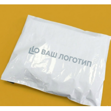 Білий Кур'єрський Пакет 60х40см 4 см клапан З Вашим Логотипом