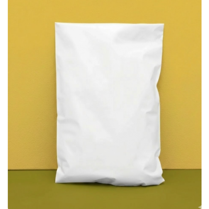 Білий Кур'єрський Пакет 30х40см 4 см клапан З Вашим Логотипом