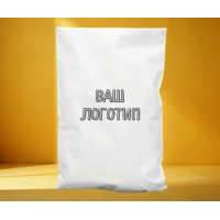 Biała torba kurierska 30x40cm, klapa 4cm z Twoim logo