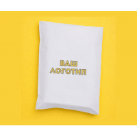 Білий Кур'єрський Пакет 38х40см 4 см клапан З Вашим Логотипом