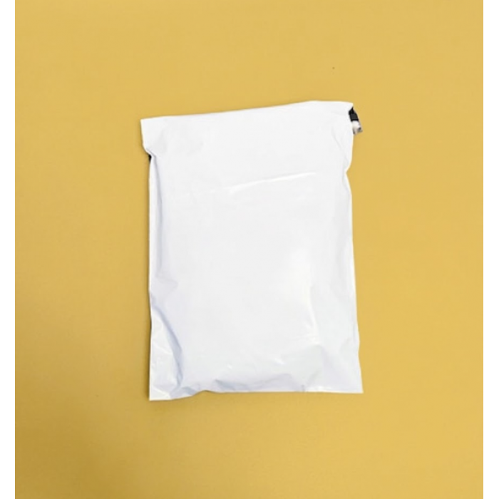 Білий Кур'єрський Пакет 19х24см 4 см клапан З Вашим Логотипом